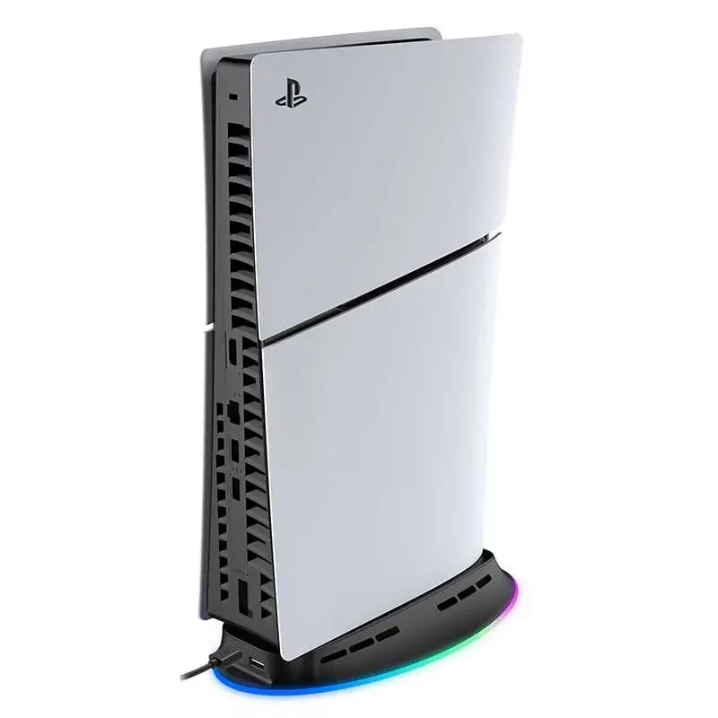 Soporte refrigerador SUBSONIC SA5656 para PS5 y PS5 Slim con iluminación LED, refrigeración multiventilador, alimentación USB
