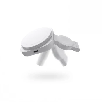 Cargador de viaje ZENS 2-IN-1 MAGSAFE + WATCH WEISS