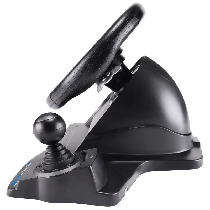 Volante + pedales gaming Subsonic SA5596-NG negro USB 270°