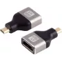 Adaptador HDMI-D ShiverPeaks 10-01058 — conector macho de metal, compatible hasta 8K