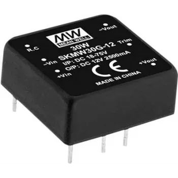 Fuente de alimentación/inversor MEAN WELL SKMW30G-03, 30 W, entrada 18–75 V, RoHS