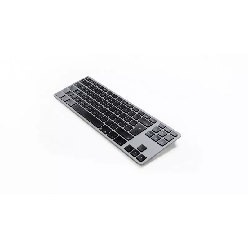 Teclado mecánico Matias FK408BTB-UK Tenkeyless Bluetooth aluminio Space Gray