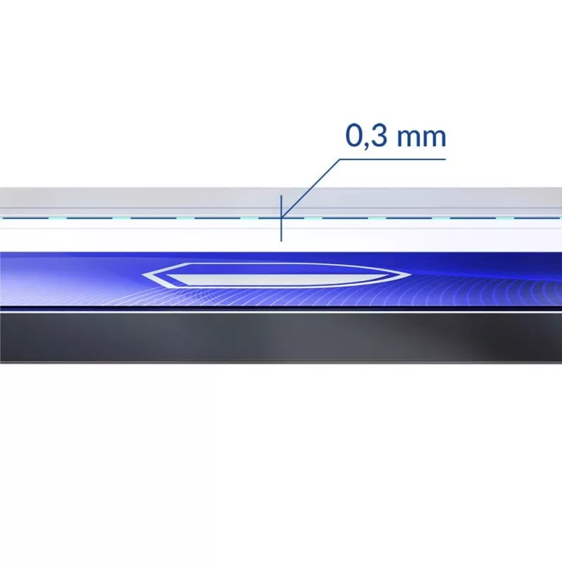Protector de pantalla flexible templado 3MK FlexibleGlass Pro para Apple iPhone 15 – transparente, resistente a arañazos
