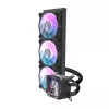 Refrigeración líquida para CPU Darkflash DV360S radiador de 360 mm, iluminación RGB, negra