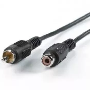 Cable RCA simplex macho - hembra 5 m VALUE