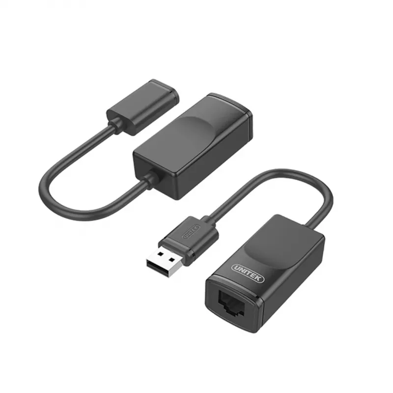 Cable de red UNITEK Y-UE01001 dock/replicador de puertos USB 3.0 60 m negro