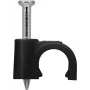 Goobay Clip para cable 6 mm, negro (64679)