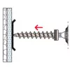 Fischer FID-Z 563537 tornillo para material aislante, cabeza redonda, Torx, 50 uds.
