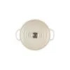 Le Creuset Signature Asadora redonda blanca 20 cm