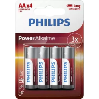 Pila desechable Philips Power Alkaline Battery LR6P4B/10