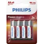 Pila desechable Philips Power Alkaline Battery LR6P4B/10