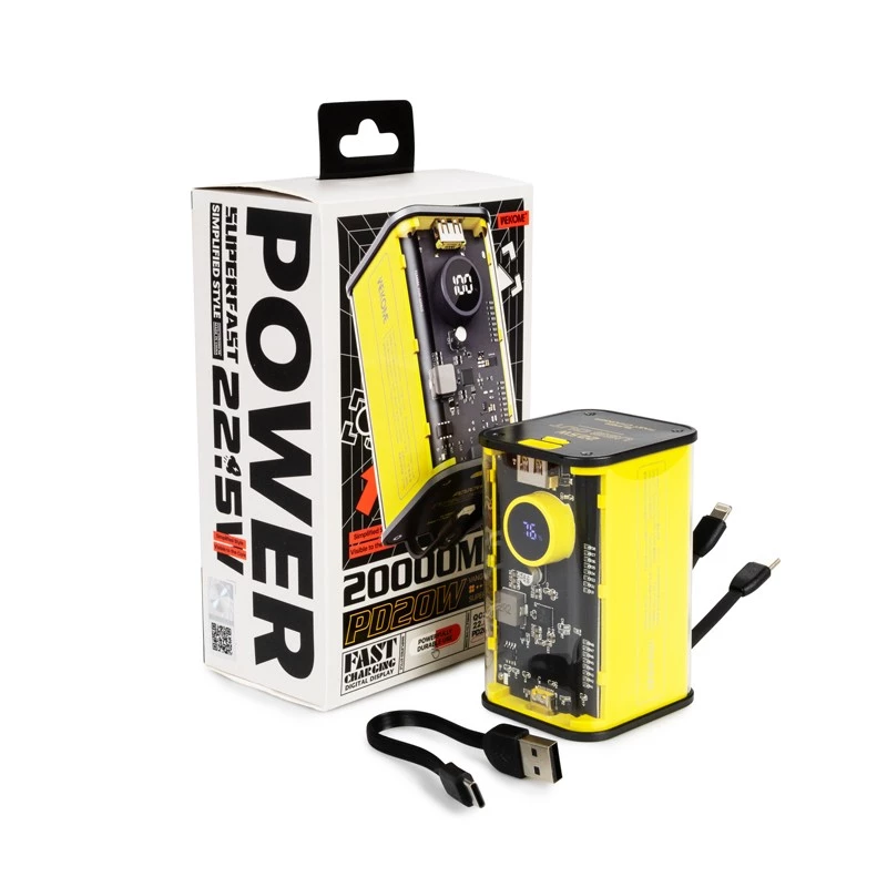 Batería externa WK-WP-347 20000 mAh Super Fast Charging