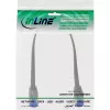 Cable de red S-Conn 75713 gris 3 m Cat6a S/FTP (S-STP) (75713)