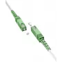 Goobay 59593 Cable de fibra óptica 0,5 m SC/APC FTTH OS2 blanco (59593)