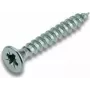Tornillo Cimco 190026 — 25 mm metal galvanizado, rosca Ø 4 mm, para placas de fibra, 1 ud.