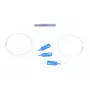Divisor de cable Extralink Splitter 1:2 PLC SC/UPC 900µm con 1,5 m cable (azul/blanco, PVC)