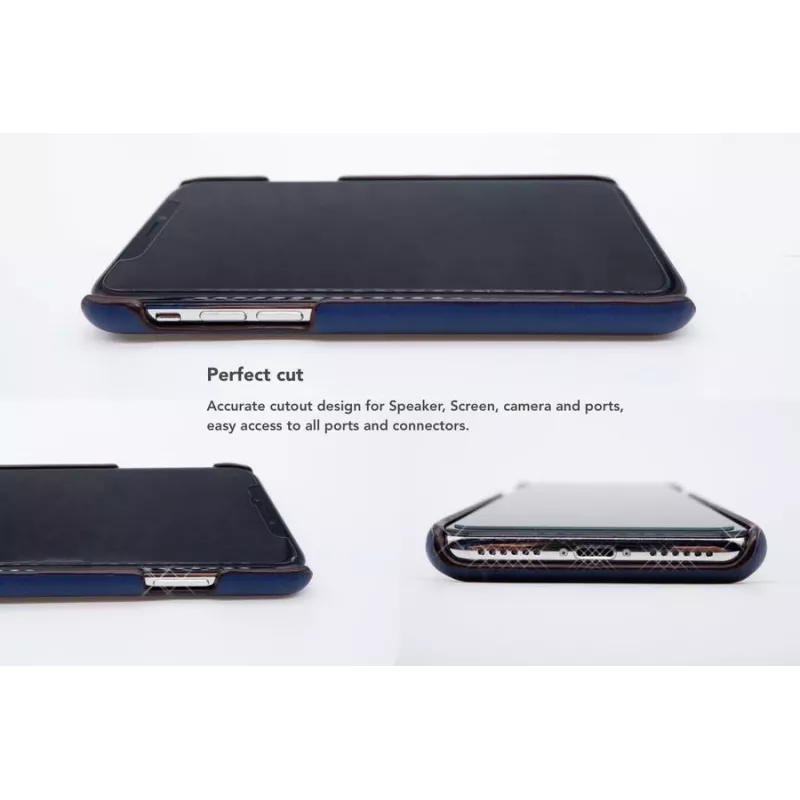 Funda trasera con compartimento para tarjetas VixFox para Samsung S9, azul marino, cubierta trasera protectora para móvil con compartimento para tarjetas
