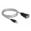 Adaptador DeLOCK USB 2.0 Type-A a serie RS-232 D-Sub 9 + D-Sub 25