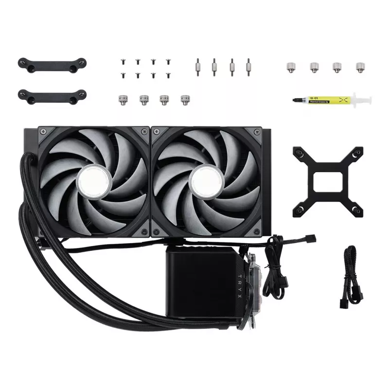 TRYX PANORAMA 280 sistema de refrigeración líquida para procesador 14 cm negro 1 ud.