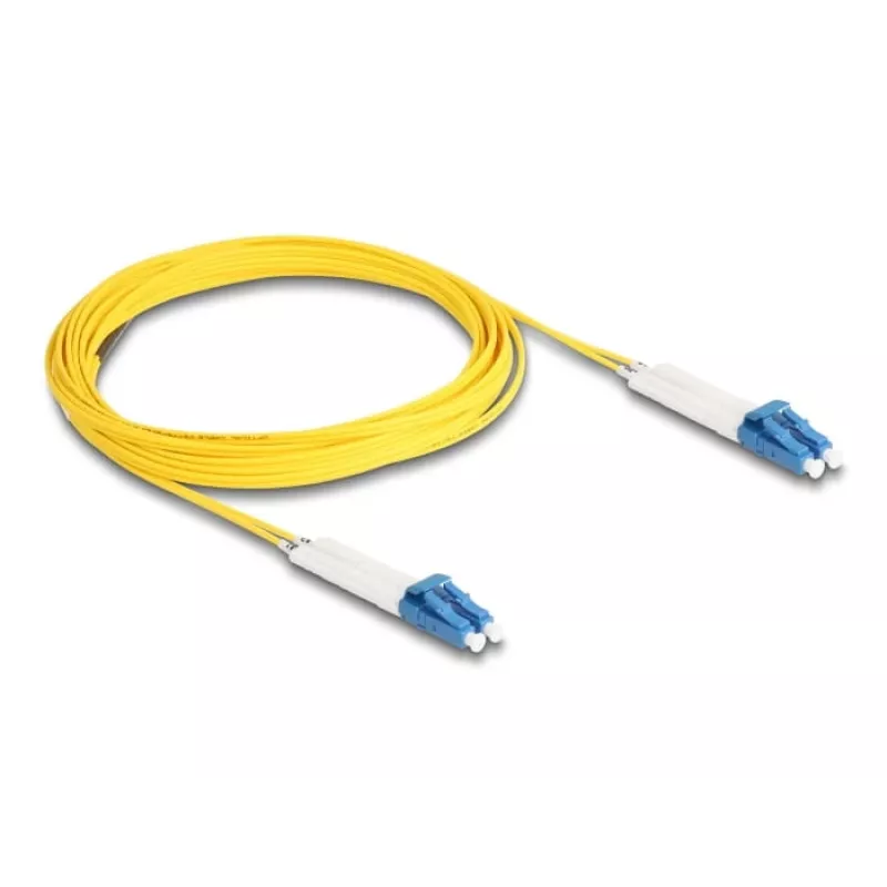 Cable de fibra óptica DeLOCK 88073 LC dúplex a LC dúplex OS2 5 m