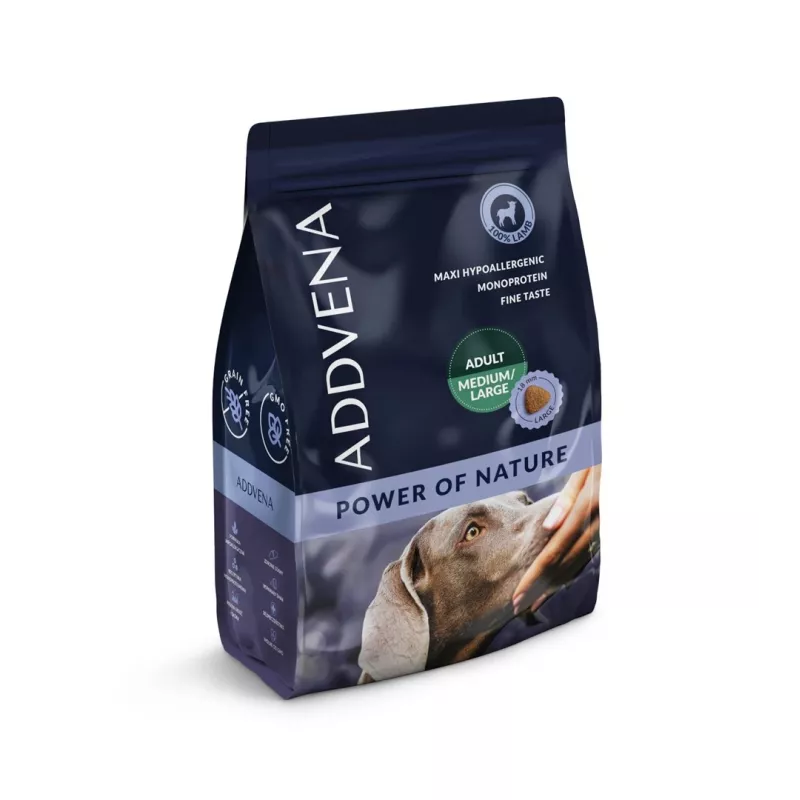 ADDVENA Power of Nature Adult Medium/Large Lamb - pienso seco para perros - 2,5 kg