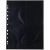 Fundas para fotos HERMA Fotophan 10x15 cm Vertical negro 10 uds.
