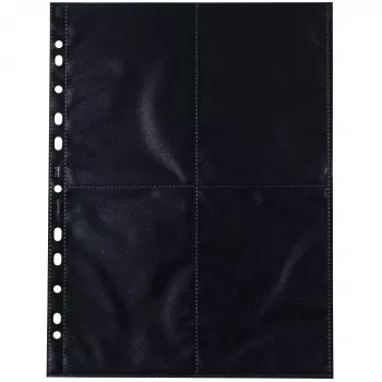Fundas para fotos HERMA Fotophan 10x15 cm Vertical negro 10 uds.