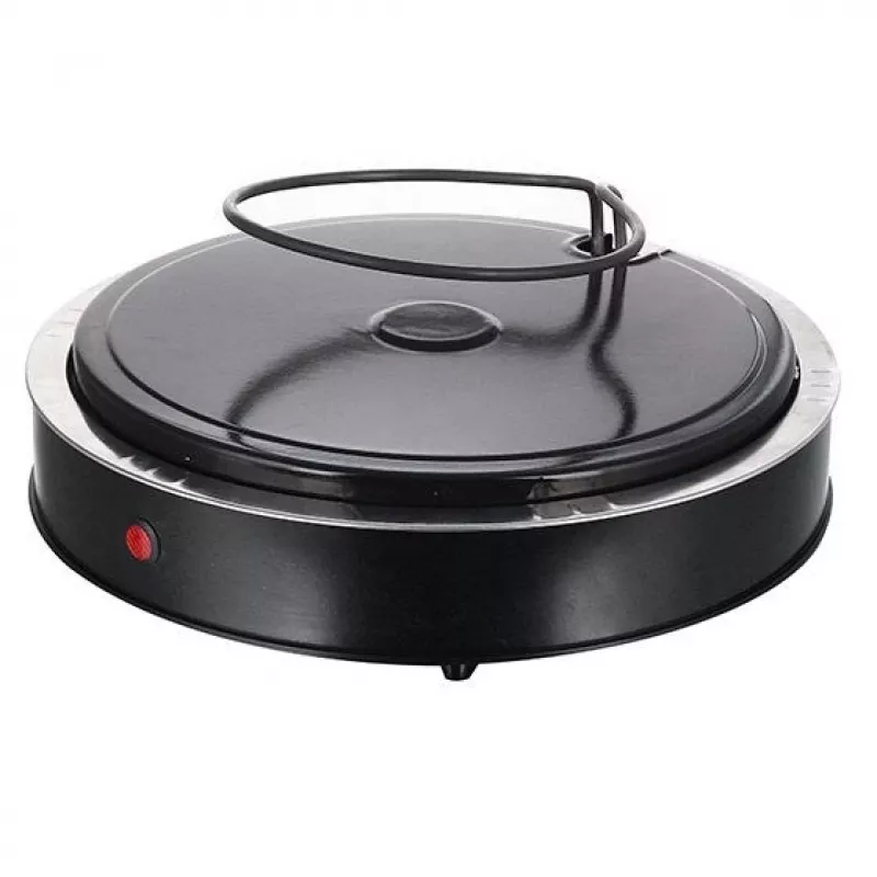 Máquina para hacer pizza Emerio PO-115984 6 pizzas 1200 W negra naranja