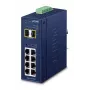 Switch gestionado PLANET IP30 Industrial L2/L4 8 puertos Gigabit Ethernet 10/100/1000