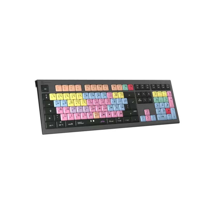 Logickeyboard ASTRA 2 USB QWERTY teclado negro tamaño completo 104 teclas