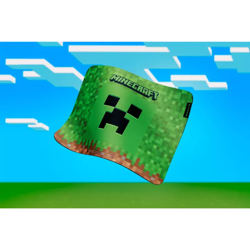 Alfombrilla de ratón Razer Gigantus V2 Medium Minecraft Edition — superficie texturizada, base de goma, tamaño mediano