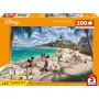 Thomas Kinkade Studios: Disney - Mickey & Minnie en Florida, puzle 200 piezas