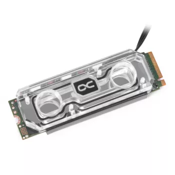 Refrigerador de agua para SSD Alphacool HDX Apex M.2 2280, Acrílico aRGB
