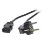 Cable de alimentación EFB-Elektronik con conector Schutzkontakt 90°- C13 180° negro 5,0 m, 3 x 1,00 mm² Fabricante: EFB Elektronik (EK504.5V2)