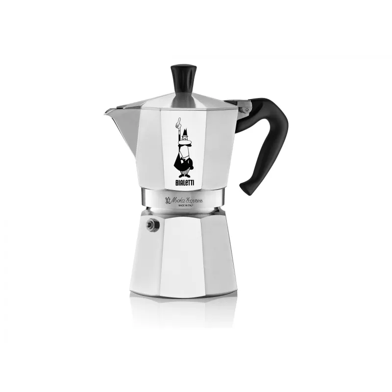 Bialetti Moka Express cafetera moka 0,3 L aluminio, negra