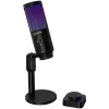 LORGAR SMP40, micrófono RGB con botón de silencio externo y soporte de metal, negro