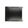 Extralink Caja rackmount 9U 600x600 AZH negro montada en pared, tipo oscilante