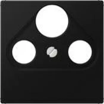 Placa de pared / tapa de interruptor jung A561BFPLSATSWM — tapa simple sin tornillos de plástico