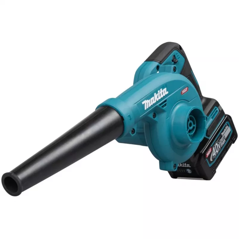 Soplador de batería UB002GZ01 XGT, 40 voltios, soplador de hojas azul/negro, sin batería ni cargador