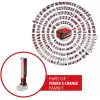 Lámpara inalámbrica Power X-Change TE-CL 18/1000 S Li - Solo, 18 voltios, lámpara LED roja, sin batería ni cargador