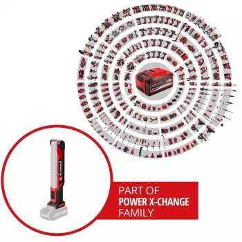 Lámpara inalámbrica Power X-Change TE-CL 18/1000 S Li - Solo, 18 voltios, lámpara LED roja, sin batería ni cargador