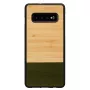 Funda para smartphone Man and Wood para Samsung Galaxy S10 Plus — Bambuswald negro