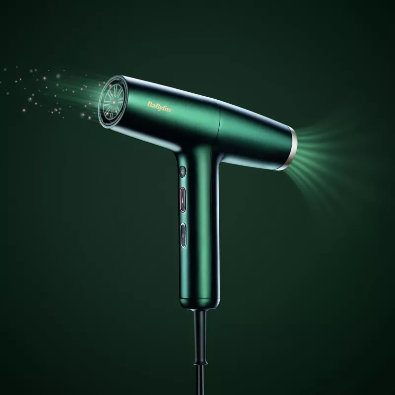 BaByliss Air Power Pro Secador de pelo 1700 W Oro, Verde