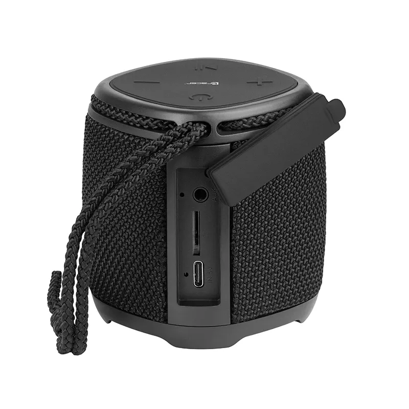 Altavoz estéreo portátil TRACER Splash S (Bluetooth 5.1, 5 W RMS, IPX5, batería de 6 h) Negro