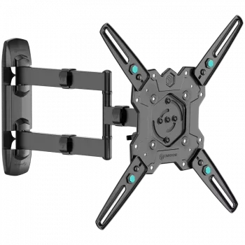 Soporte de pared con inclinación y giro ONKRON para televisores de 32-65 pulgadas, máx. 41 kg, con rotación, negro M4R