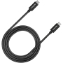 CANYON UC-44, Cable, U4-CC-5A1M-E, Cable USB4 Type-C a Type-C 40G 1 m 5A 240W(ERP) con E-MARK, CE, ROHS, negro