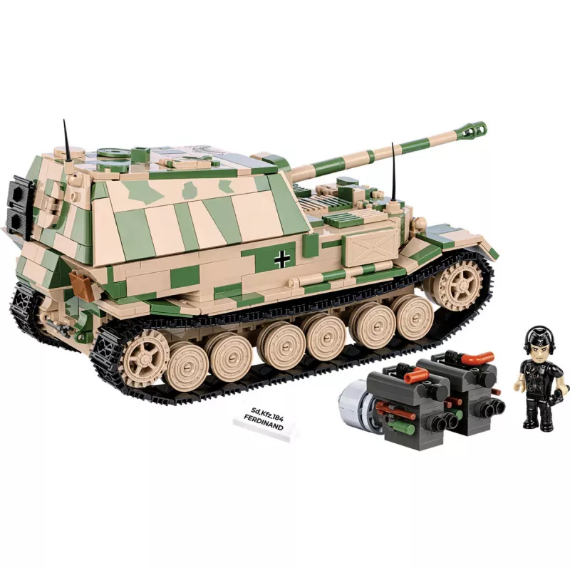 Vehículo Cobi Historical Collection WWII SD. Ferdinand Panzer, multicolor
