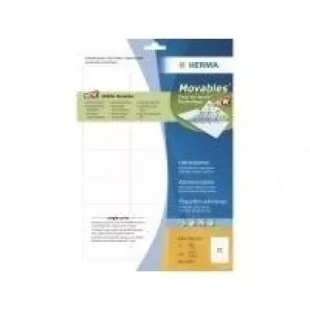 Herma Movables etiquetas adhesivas 63,5 x 38,1 mm A4 525 uds.