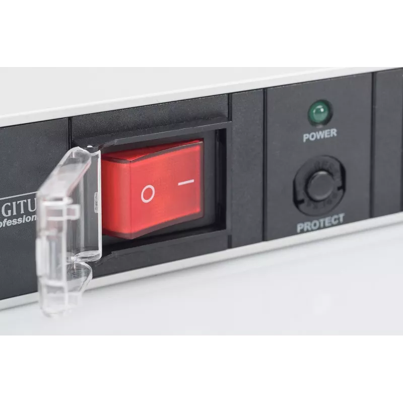 Regleta de enchufes Digitus DN-95403 con protección contra sobrecargas
