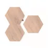 Iluminación ambiental Nanoleaf Elements Acabado madera Hexágono Paquete de ampliación 3 uds.